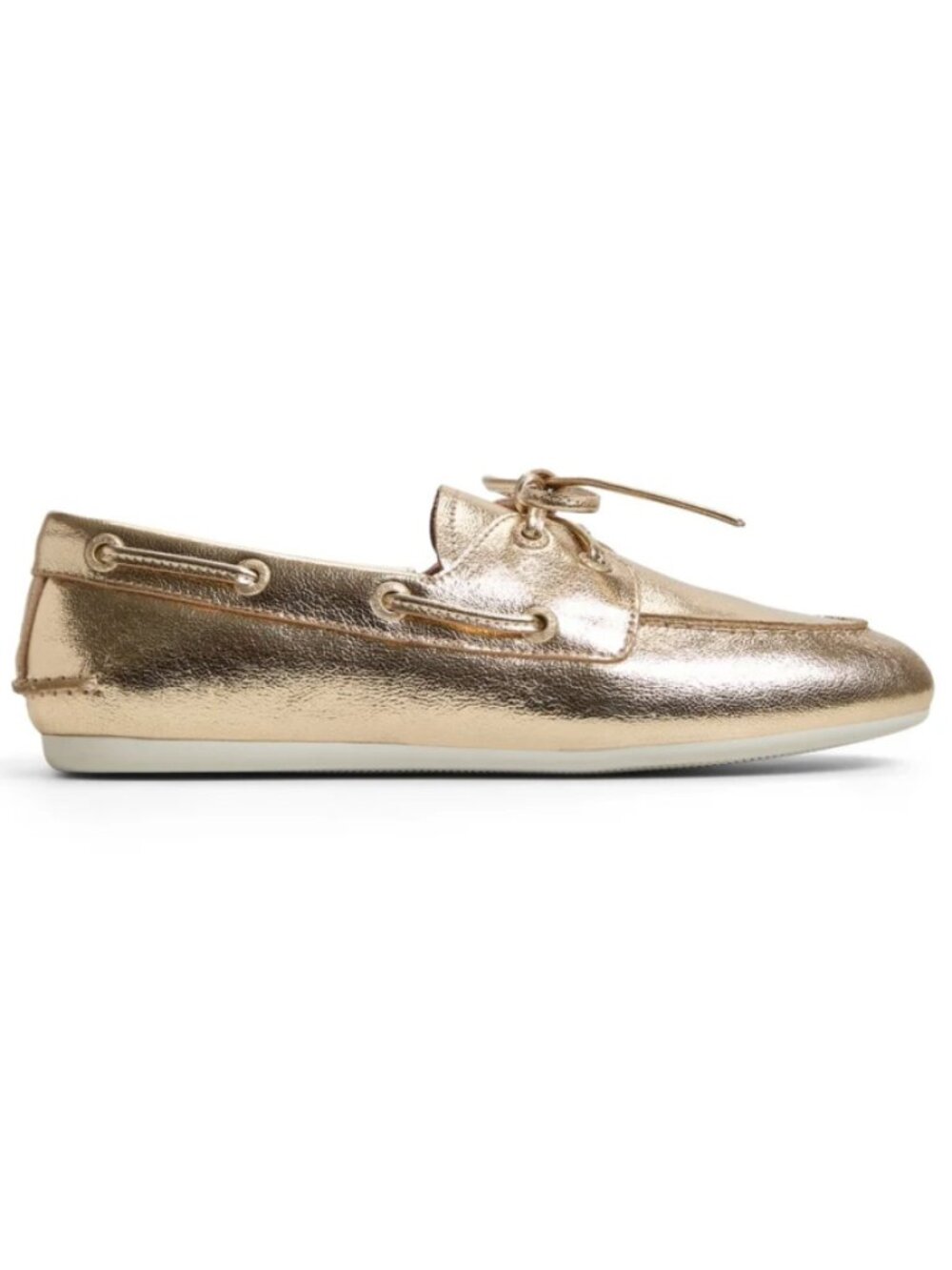 Sperry Top-Sider Slim Boat Leather Shoes Gold Women’s Size 7.5 M NWT - Picture 6 of 6
